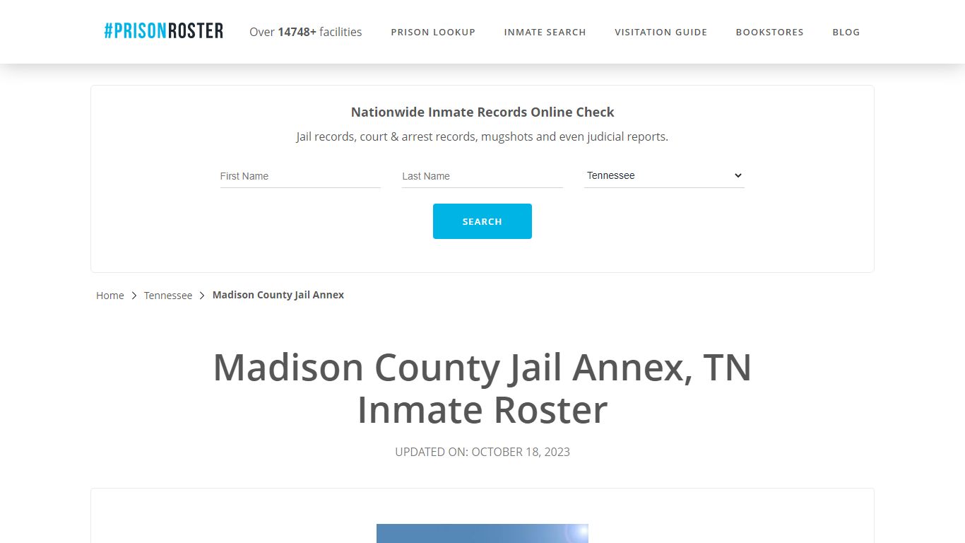Madison County Jail Annex, TN Inmate Roster - Prisonroster